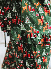Women's Ruffled Pant Set - Mystic Forest